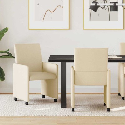Dining Chairs with Wheels 2...