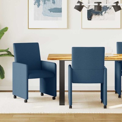 Dining Chairs with Wheels 2...