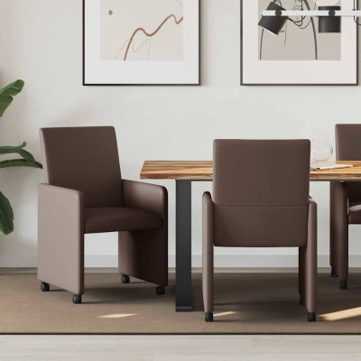 Dining Chairs with Wheels 2...