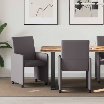 Dining Chairs with Wheels 2...