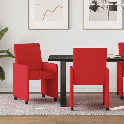Dining Chairs with Wheels 2...