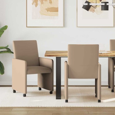 Dining Chairs with Wheels 2...