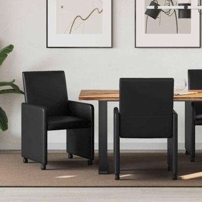 Dining Chairs with Wheels 2...