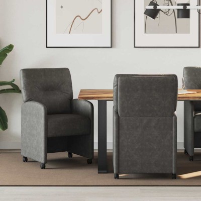 Dining Chairs with Wheels 2...