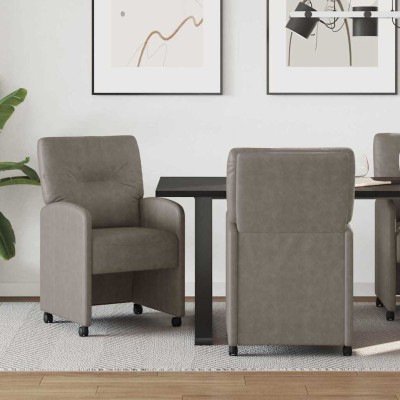 Dining Chairs with Wheels 2...