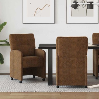 Dining Chairs with Wheels 2...