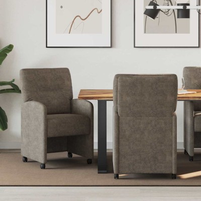 Dining Chairs with Wheels 2...
