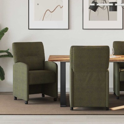 Dining Chairs with Wheels 2...
