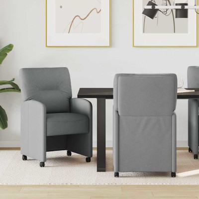 Dining Chairs with Wheels 2...