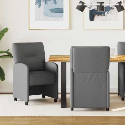 Dining Chairs with Wheels 2...