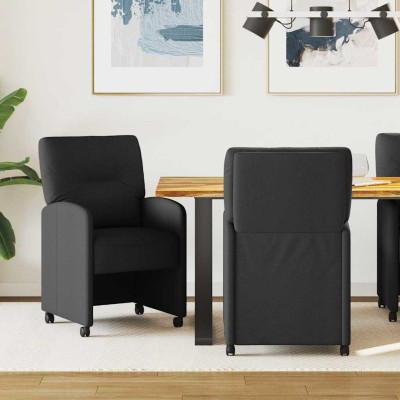 Dining Chairs with Wheels 2...