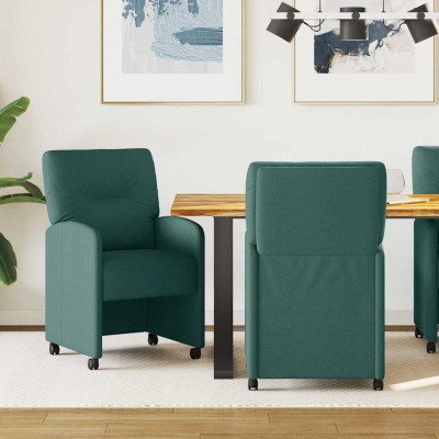 Dining Chairs with Wheels 2...