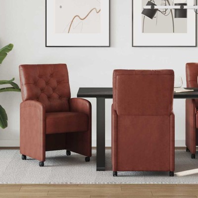Dining Chairs with Wheels 2...