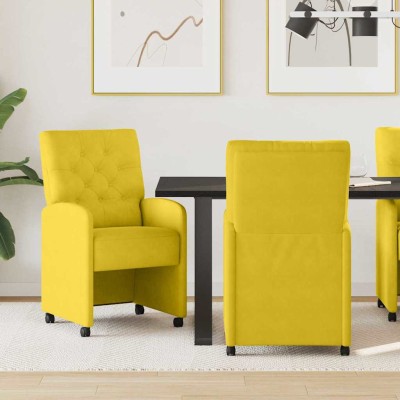 Dining Chairs with Wheels 2...