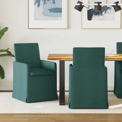Dining chairs 2 pcs Dark...