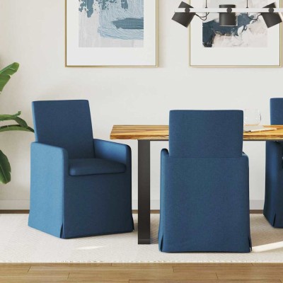 Dining chairs 2 pcs Blue...