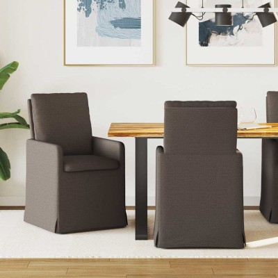 Dining chairs 2 pcs Dark...