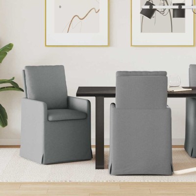 Dining chairs 2 pcs Light...