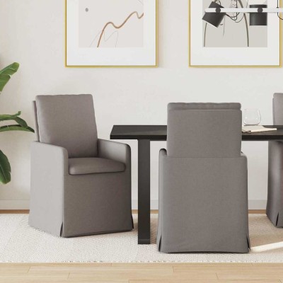Dining chairs 2 pcs Tortora...