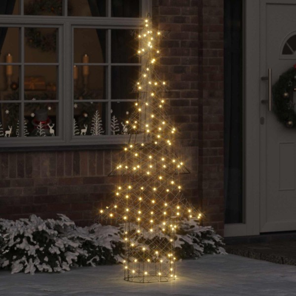 Kalėdų eglutė su 240 LED Šilta balta 180 cm Ratanas
