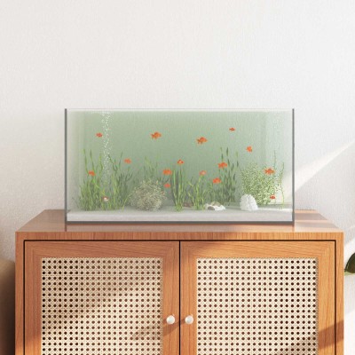 Aquarium with storage Clear...