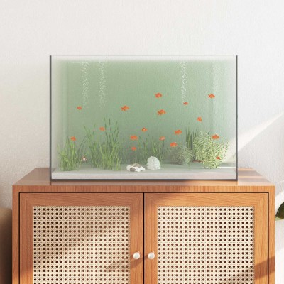 Aquarium with storage Clear...