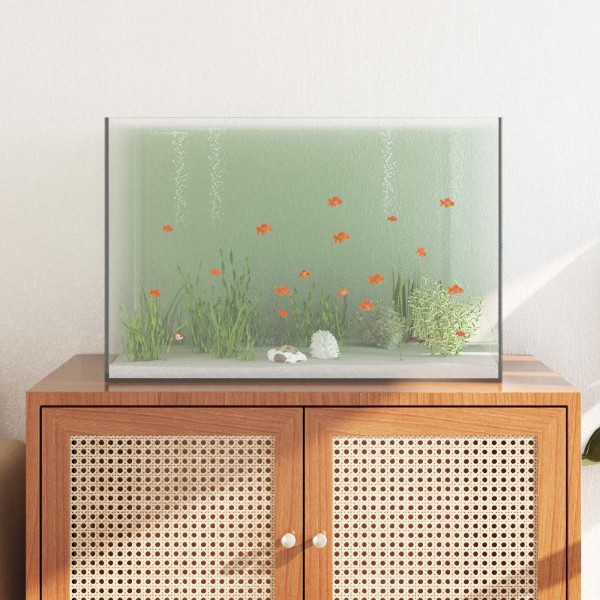 Aquarium with storage Clear 60 x 35 x 40 cm Glass