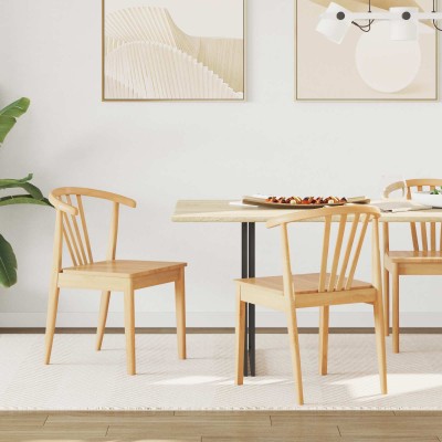 Dining chair 2 pcs Natural...