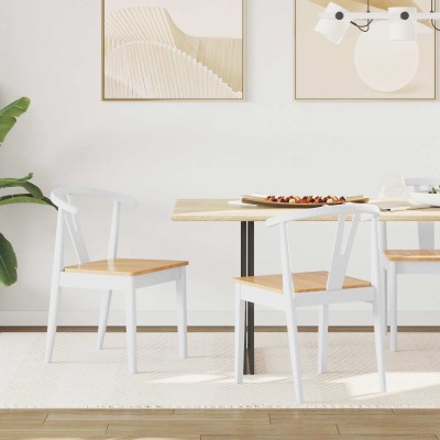 Dining chair 2 pcs White...