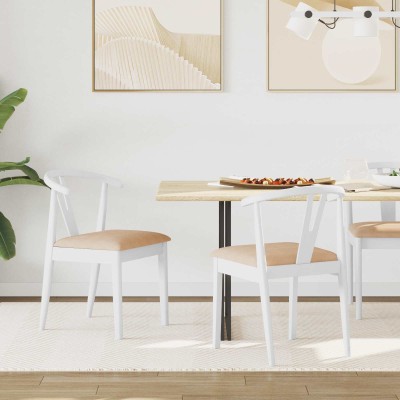Dining chair 2 pcs White...