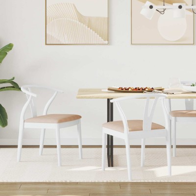 Dining chair 2 pcs White...