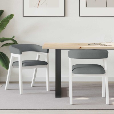 Dining chairs 2 pcs White...
