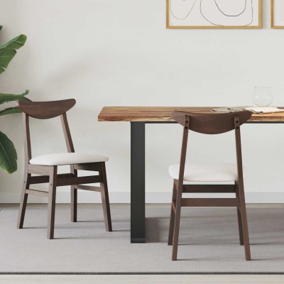 Dining chairs 2 pcs Light...