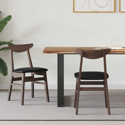 Dining chairs 2 pcs Light...