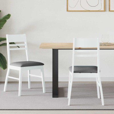 Dining chairs 2 pcs White...