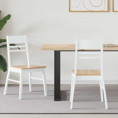 Dining chairs 2 pcs White...