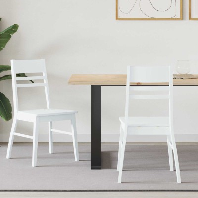 Dining chairs 2 pcs White...