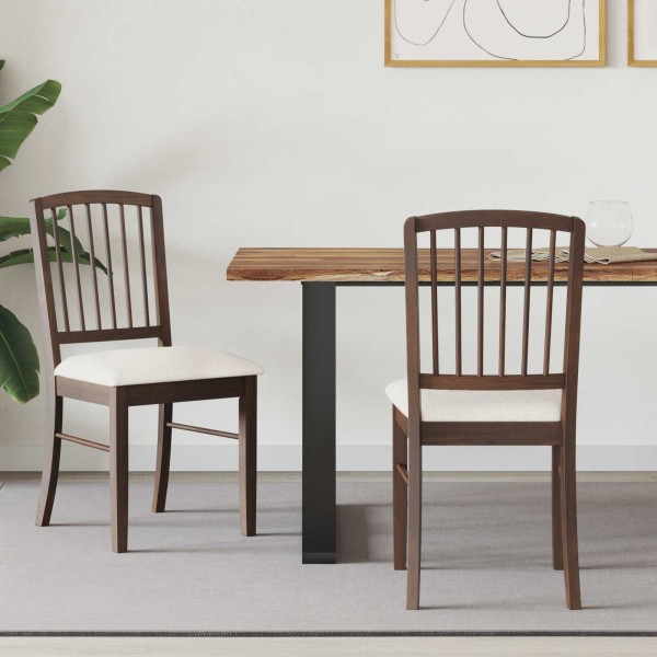 Dining chairs 2 pcs Light brown 50 x 52.5 x 91 cm