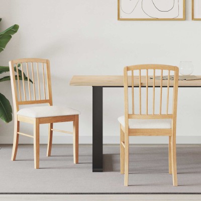 Dining chairs 2 pcs Natural...
