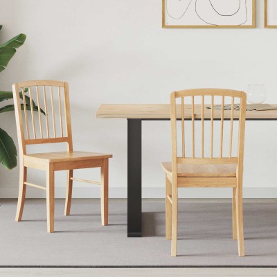 Dining chairs 2 pcs Natural...