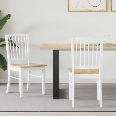 Dining chairs 2 pcs White...