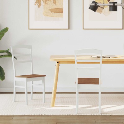 Dining chair 2 pcs White...
