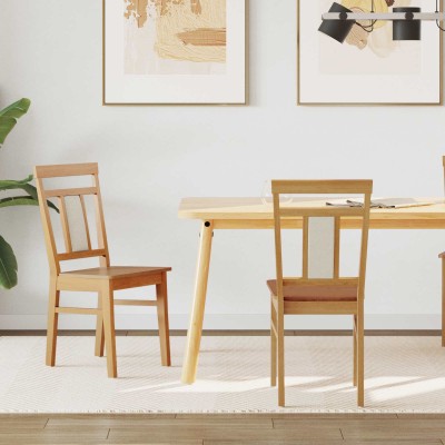 Dining chair 2 pcs Natural...