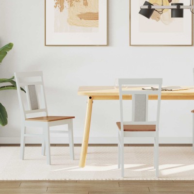Dining chair 2 pcs White...