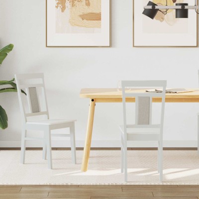 Dining chair 2 pcs White...