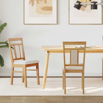 Dining chair 2 pcs Natural...