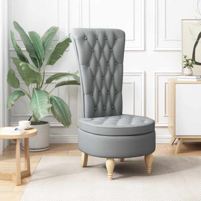 Slipper chair Light gray...