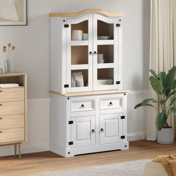 Cabal Corona White 100 x 48.5 x 179 cm Solid pine wood