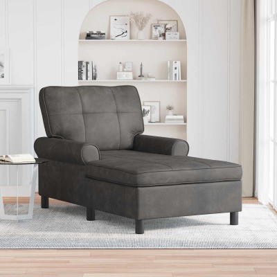 Bed with pillow Black 91 x...