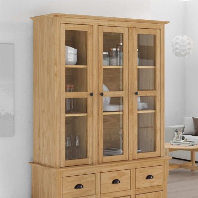 Wardrobe with glass doors...